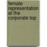 Female representation at the corporate top door Onbekend