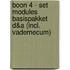 Boon 4 - set modules basispakket D&A (incl. Vademecum)
