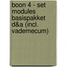 Boon 4 - set modules basispakket D&A (incl. Vademecum) door Onbekend