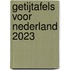 Getijtafels voor Nederland 2023