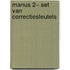 Manus 2– set van correctiesleutels