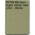 80798/48/N/BSN - SUPER STICKER AND COLOR - DISNEY