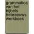 Grammatica van het Bijbels Hebreeuws Werkboek