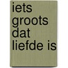 Iets groots dat liefde is door Onbekend