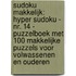Sudoku Makkelijk: HYPER SUDOKU - nr. 14 - Puzzelboek met 100 Makkelijke Puzzels voor Volwassenen en Ouderen