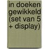 In doeken gewikkeld (set van 5 + display)