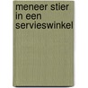 Meneer Stier in een servieswinkel by Neville Astley