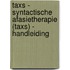 TAXS - Syntactische Afasietherapie (TAXS) - handleiding