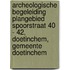 Archeologische Begeleiding Plangebied Spoorstraat 40 - 42, Doetinchem, Gemeente Doetinchem