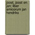 Joost, Joost en Jan: Liber Amicorum Jan Hendriks