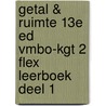 Getal & Ruimte 13e ed vmbo-kgt 2 FLEX leerboek deel 1 door Onbekend