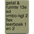 Getal & Ruimte 13e ed vmbo-kgt 2 FLEX leerboek 1 en 2