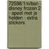 72598/1/N/BSN - DISNEY FROZEN 2 - SPEEL MET JE HELDEN - EXTRA STICKERS