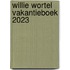 WILLIE WORTEL VAKANTIEBOEK 2023