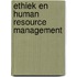 Ethiek en Human Resource Management