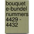 Bouquet e-bundel nummers 4429 - 4432