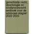 Gerechtelijk recht, deontologie en strafprocesrecht Wetboek voor de advocaat-stagiair 2022-2023