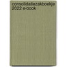 Consolidatiezakboekje 2022 E-book door Onbekend