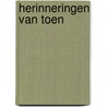 Herinneringen van toen by Frits Bouwmeester
