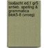 Taaljacht ed.1 gr5 antwb. spelling & grammatica blok5-8 (VROEG)