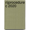 rijprocedure C 2020 by Unknown
