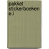 Pakket Stickerboeken E.I