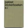 Pakket Stickerboeken E.I door Onbekend