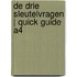 De Drie Sleutelvragen | Quick Guide A4