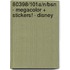 80398/101a/N/BSN - MEGACOLOR + STICKERS! - DISNEY
