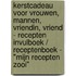 Kerstcadeau voor Vrouwen, Mannen, Vriendin, Vriend - Recepten Invulboek / Receptenboek - "Mijn Recepten Zooi"