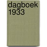Dagboek 1933 by Dirk Verhofstadt