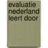 Evaluatie Nederland leert door