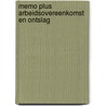 Memo Plus Arbeidsovereenkomst en ontslag door Cees Van Leeuwen