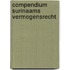 Compendium Surinaams vermogensrecht