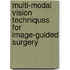 Multi-modal vision techniques for image-guided surgery