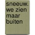 Sneeuw. We zien maar buiten