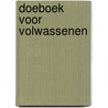 Doeboek voor volwassenen door Blackie Books