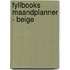 Fyllbooks Maandplanner - Beige