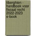 Tiberghien - Handboek voor fiscaal recht 2022-2023 E-book