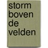 Storm boven de velden