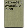 Platvoetje 5 exemplaren in set door Ingrid Schubert
