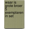 Waar is grote broer 5 exemplaren in set door Linde Faas