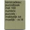 Kerstcadeau: Puzzelboek met 100 Numbrix Puzzels - Makkelijk tot Moeilijk - NR.14 door Puzzelboeken 