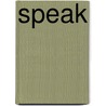 Speak door Laurie Halse Anderson