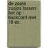 De Zoete Zusjes lossen het op - Backcard met 10 ex.