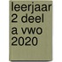 leerjaar 2 deel A vwo 2020