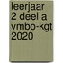 leerjaar 2 deel A vmbo-kgt 2020