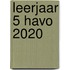 leerjaar 5 havo 2020