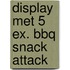 Display met 5 ex. BBQ Snack Attack