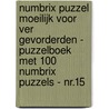 Numbrix Puzzel Moeilijk voor Ver Gevorderden - Puzzelboek met 100 Numbrix Puzzels - NR.15 door Puzzelboeken 